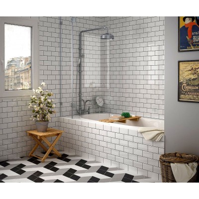 Керамогранит 22689 Rhombus Cream Smooth 14x24