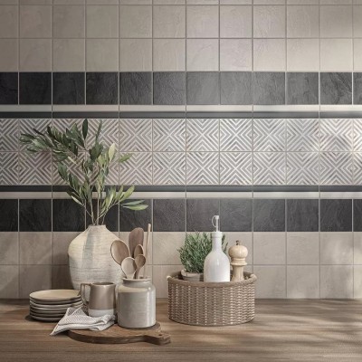 Плитка STG/A405/1266 Амальфи орнамент коричневый 9.9*9.9