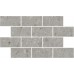 Мозаика DD606020/MM Декор Чеппо ди Гре мозаичный серый матовый обрезной 34,6x20x0,9