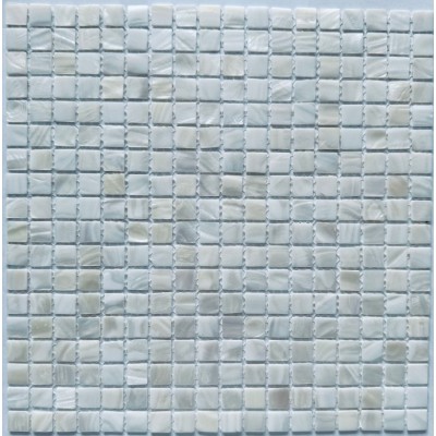 Мозаика PIX769 из натурального перламутра Super White 15*15 300х300х2