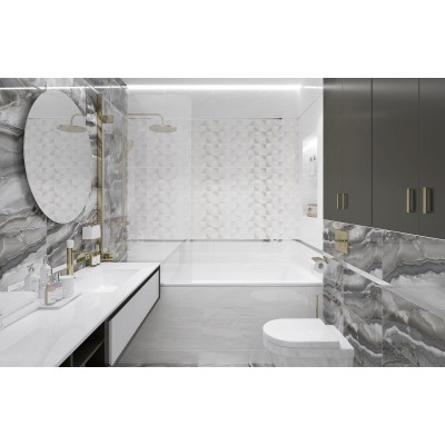 Плитка 34068 Mania серый 25х50