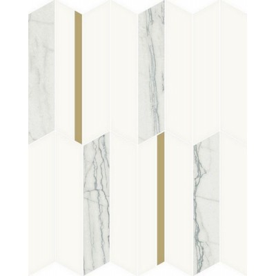 Мозаика 600110000971 White Glossy Mos Infinity 30.7x38.7