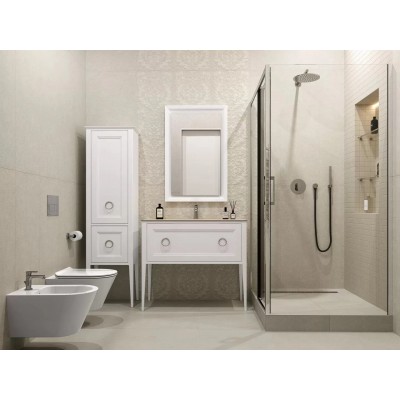 Керамогранит SBD065/SG6475 Декор Монсеррат серый светлый матовый обрезной 60х60