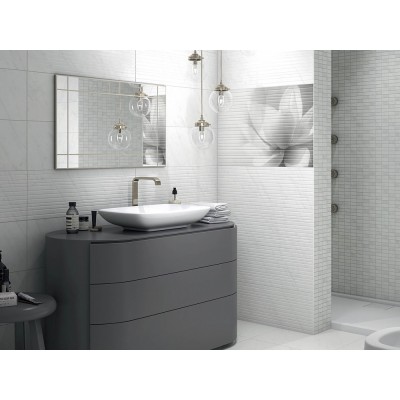 Плитка HGD/A127/12103R Борсари орнамент обрезной 25х8