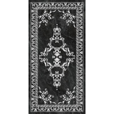 Керамогранит SG592722R Риальто серый тёмный декорированный лаппатированный обрезной 119,5x238,5x9