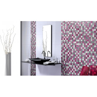 Мозаика 16096 Shapes D.HORIZON White 30x30