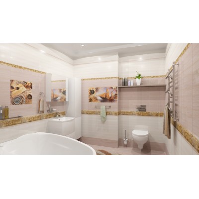 Плитка Monocolor Бордюр стеклянный Ral 4009 2х40