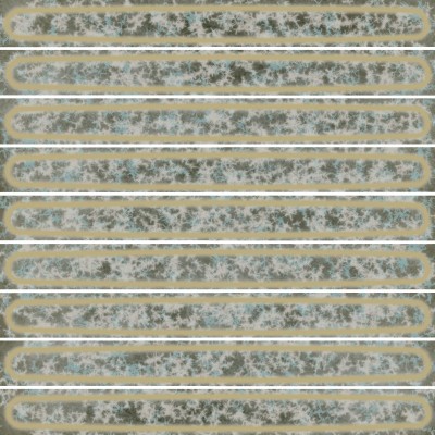 Плитка KMD2SOB001BN Декор чипсет Далия зелёный светлый глянцевый 20x20x0,95