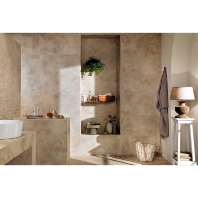 Плитка 8A3E Aix 3D Row Beige 40x80