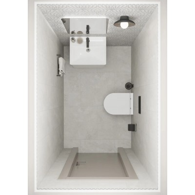 Плитка KMB3STA021BR Бордюр Литос бежевый светлый матовый обрезной 30x7,2x0,9