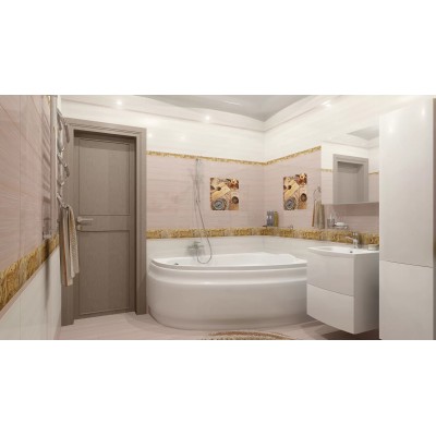 Плитка Monocolor Бордюр стеклянный Ral 4009 2х40