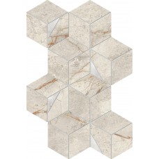 Мозаика AYLR Marvel Diva White Everest Mosaico Hex Lapp 40,3х23,3