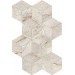 Мозаика AYLR Marvel Diva White Everest Mosaico Hex Lapp 40,3х23,3