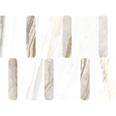 Мозаика 600110000978 Stellaris Ivory Mosaico Argan Lux 36.8x26.9