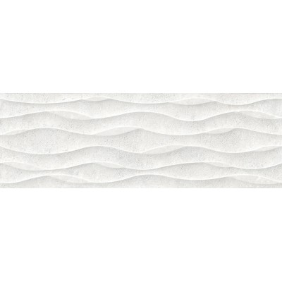 Плитка 40307 Ground White Decor/33,3X100X0,98/R 33,3x100