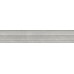 Плитка BLF022R Бордюр Багет Риальто серый светлый глянцевый обрезной 40x7,3x2,7