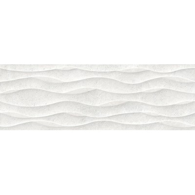 Плитка 40307 Ground White Decor/33,3X100X0,98/R 33,3x100