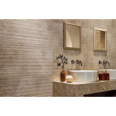 Плитка 8A3E Aix 3D Row Beige 40x80