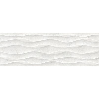 Плитка 40307 Ground White Decor/33,3X100X0,98/R 33,3x100