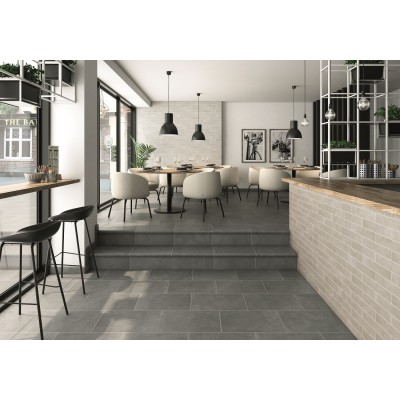 Клинкерная плитка 905099 Capri Carbon Esquina Redondeado 33х33