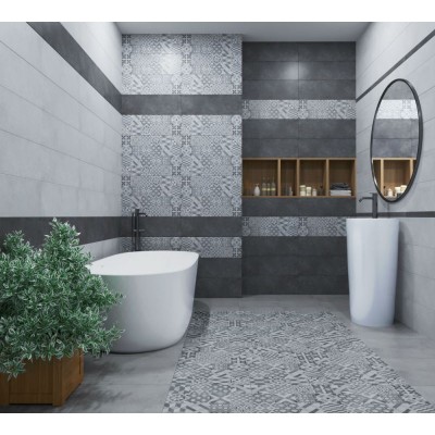 Плитка 00-00-5-17-01-06-2330 Грэйс серый 20x60