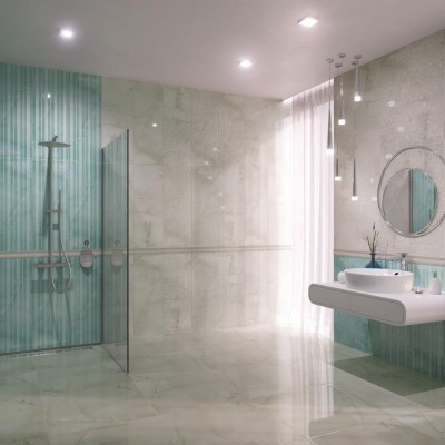 Плитка Stazia blue decor 02 30х90