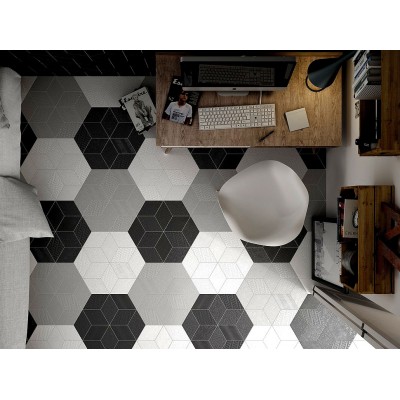 Керамогранит 22689 Rhombus Cream Smooth 14x24