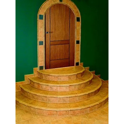 Керамогранит Rufus Beige Бордюр 7,7x40