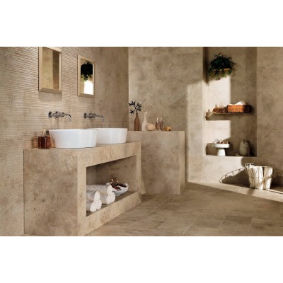 Плитка 8A3E Aix 3D Row Beige 40x80