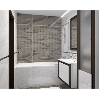 Плитка 60082 Agat серый 20х60