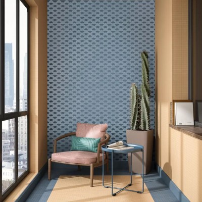 Плитка KM6012B0141R Таделакт бирюзовый матовый обрезной 60x119,5x0,9