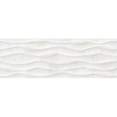 Плитка 40307 Ground White Decor/33,3X100X0,98/R 33,3x100