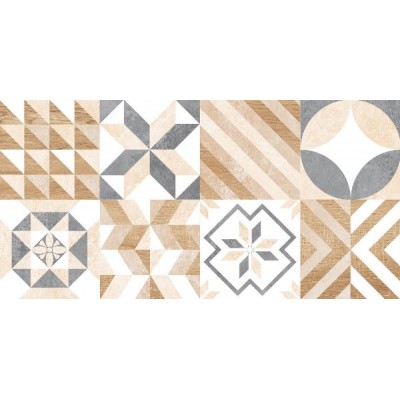 Плитка GT129VG Marmaris Белый пэчворк 50x25