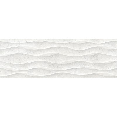Плитка 40307 Ground White Decor/33,3X100X0,98/R 33,3x100