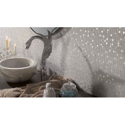 Мозаика 16096 Shapes D.HORIZON White 30x30