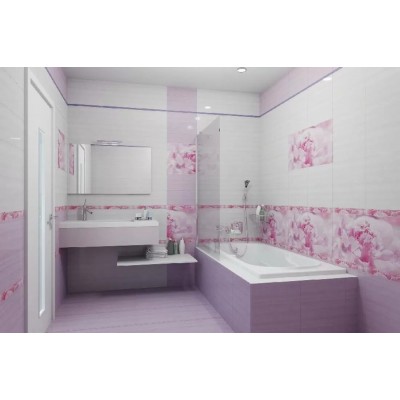 Плитка Бордюр стеклянный Monocolor Ral 4005 2х40