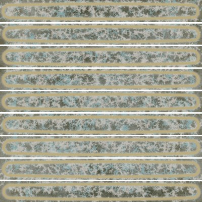 Плитка KMD2SOB001BN Декор чипсет Далия зелёный светлый глянцевый 20x20x0,95