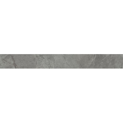 Керамогранит SG850890R/8BT Плинтус Риальто серый тёмный матовый обрезной 80x9,5x0,9