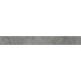 Керамогранит SG850890R/8BT Плинтус Риальто серый тёмный матовый обрезной 80x9,5x0,9