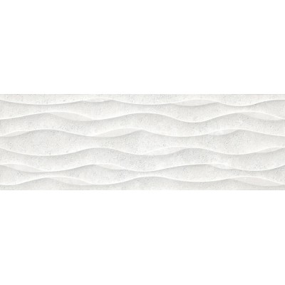 Плитка 40307 Ground White Decor/33,3X100X0,98/R 33,3x100