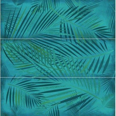 Плитка 1906-0005 Панно Ипанема зеленое 60х60