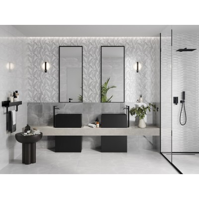 Плитка 010100001552 Эдем серый низ 04 25x40