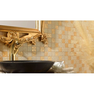 Мозаика 16096 Shapes D.HORIZON White 30x30