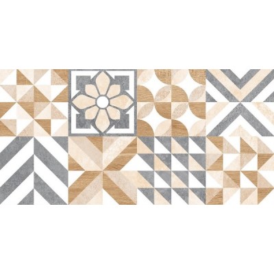 Плитка GT129VG Marmaris Белый пэчворк 50x25