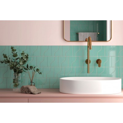 Плитка 28862 Curve Garden Green Matt 8,3x12