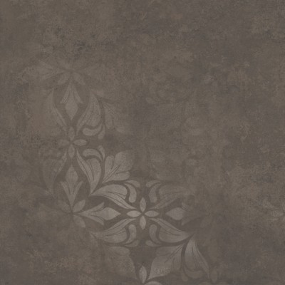 Керамогранит KM4040G0081N Хадду коричневый матовый декорированный 40,2x40,2x0,8