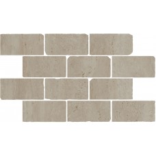 Мозаика BR034 Бордюр Сан-Марко мозаичный бежевый матовый обрезной 46,5x26,5x0,9