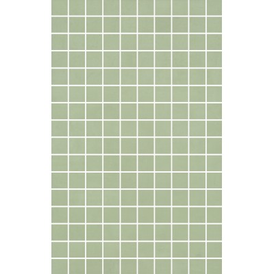 Плитка MM6409 Декор Левада мозаичный зеленый светлый глянцевый 25х40