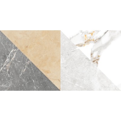 Плитка GT98VG Capella Белый Геометрия 50x25