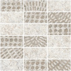 Мозаика K9498878R001VTE0 Stone-X Мозаика Белый Матовый R10A (5х10) 30х30